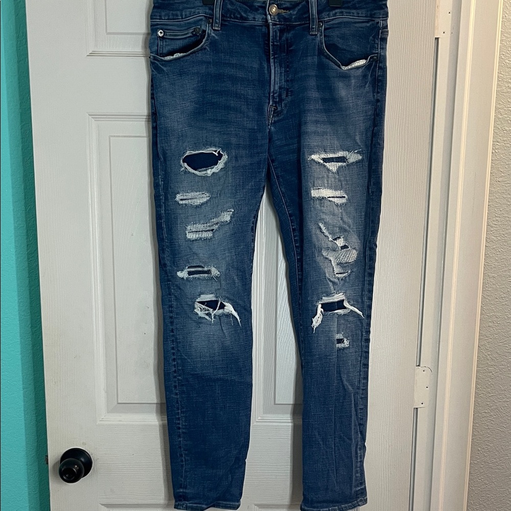 American Eagle Outfitters Flex Blue Denim Mens